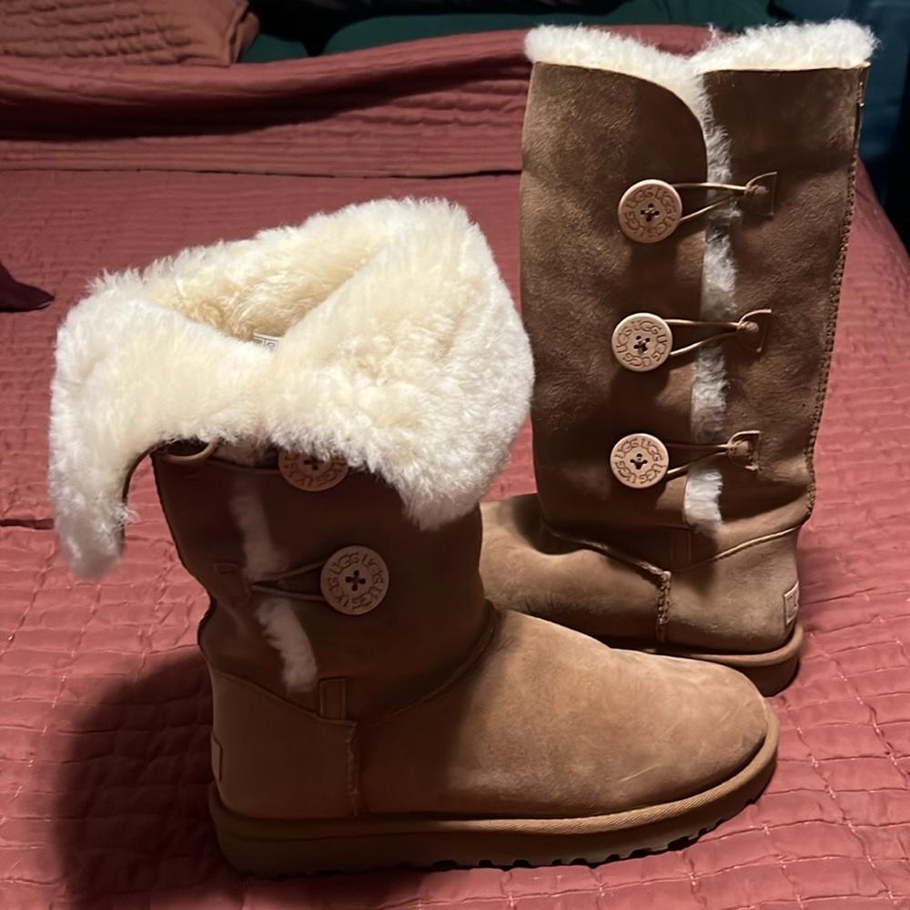 Ugg Tall Boot- Button Side Can Be Folded Down Or … - image 4